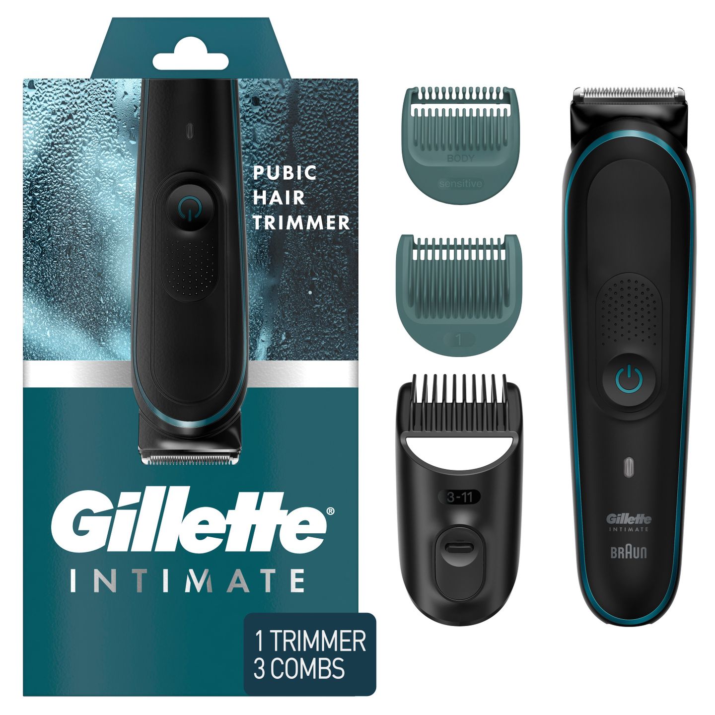 Gillette INTIMATE Pubic Hair Trimmer